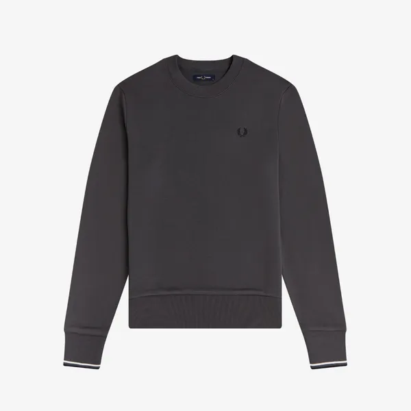Fred Perry Crew Neck Sweat - Gunmetal