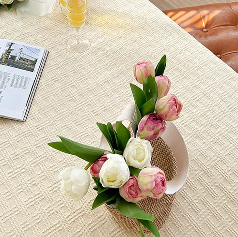 French Cream-colored Tablecloth