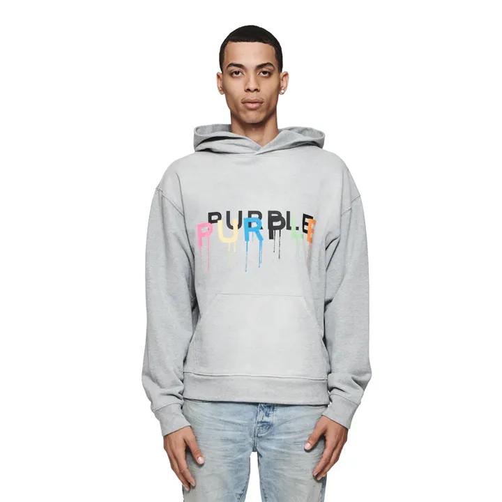French Terry Hoody (Grey) - PP447HHGW124