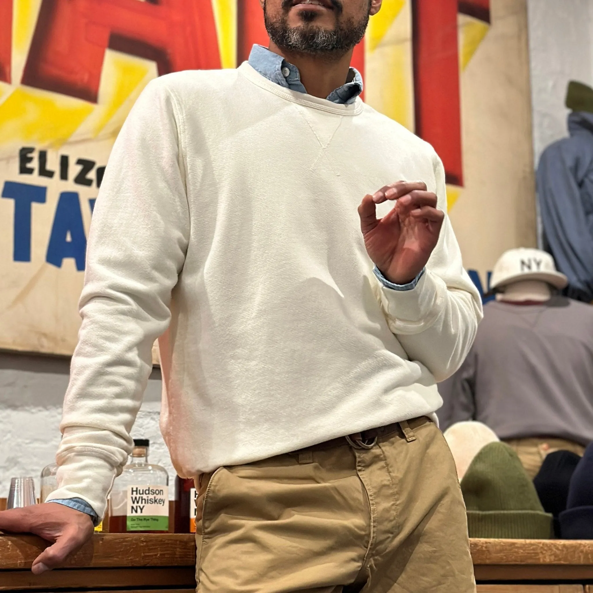 French Terry Sweatshirt - Natural