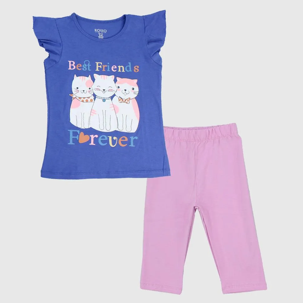 Friendly Kittens Sleeveless Pajama