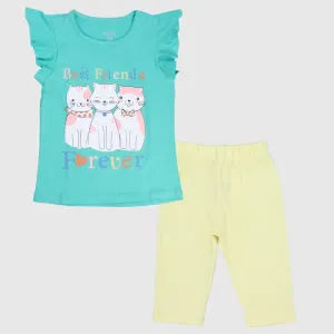 Friendly Kittens Sleeveless Pajama