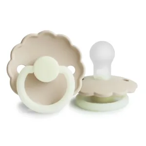 Frigg Pacifier Daisy Cream Night Silicone Size 2