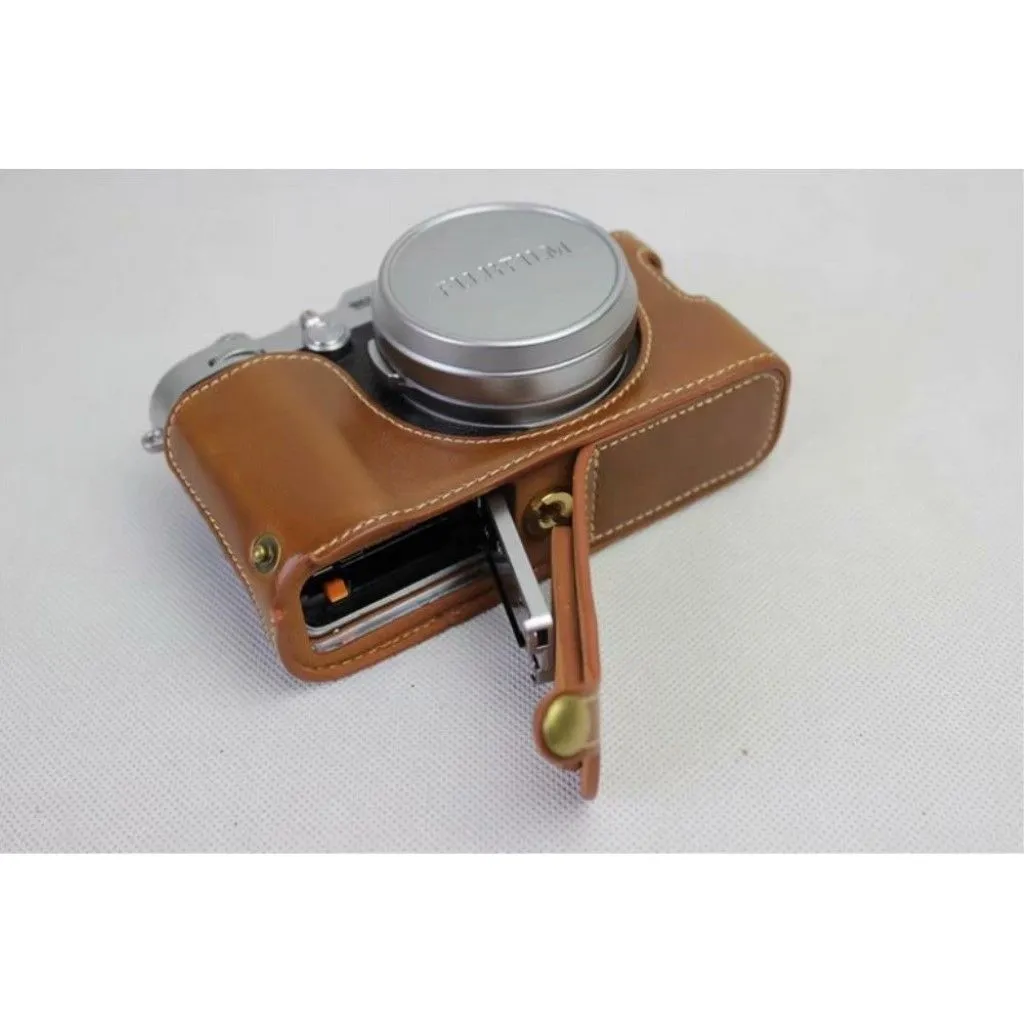 Fuji X100 / X100F / X100S leather protective case - Brown