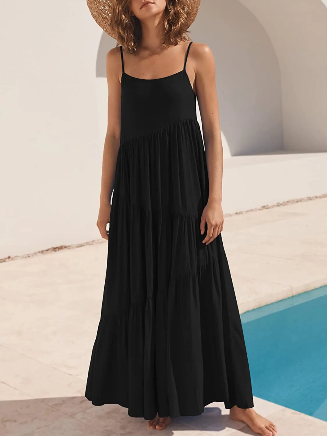 Full Size Tiered Maxi Dress