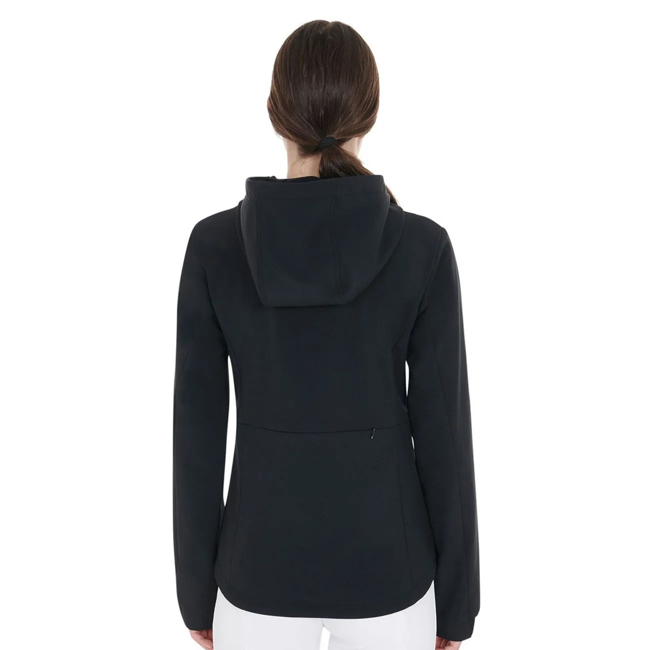 FULL ZIP WOMAN SOFTSHELL WITH HOOD