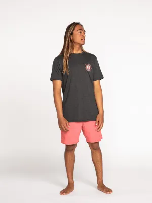Fun Burn Short Sleeve Tee - Dark Black Heather