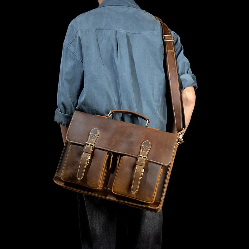 Funki Buys | Bags | Messenger Bags | Men's Leather Laptop Bag