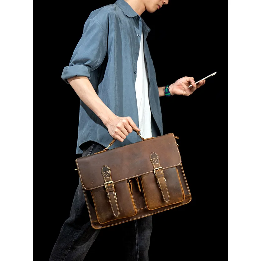 Funki Buys | Bags | Messenger Bags | Men's Leather Laptop Bag