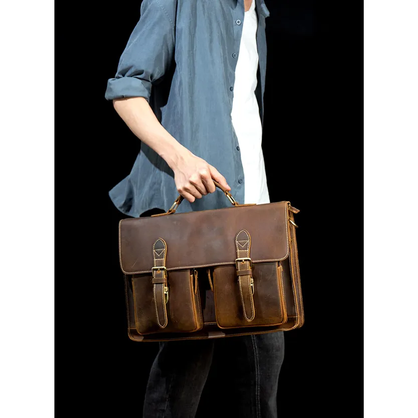 Funki Buys | Bags | Messenger Bags | Men's Leather Laptop Bag