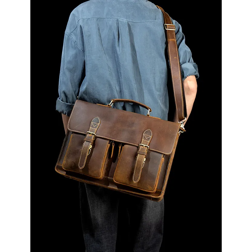 Funki Buys | Bags | Messenger Bags | Men's Leather Laptop Bag