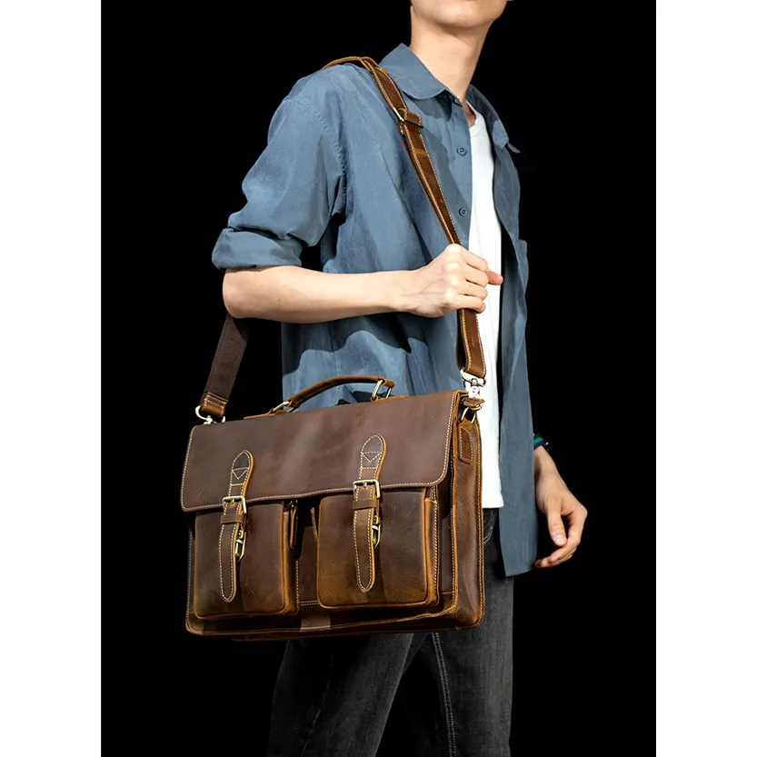 Funki Buys | Bags | Messenger Bags | Men's Leather Laptop Bag