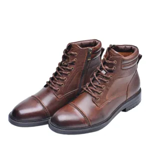 Funki Buys | Boots | Men's High Quality Leather Ankle Boots