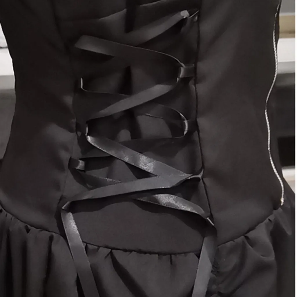 Funki Buys | Dresses | Women's Gothic Retro Party Dress
