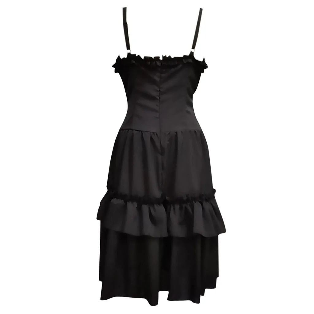 Funki Buys | Dresses | Women's Gothic Retro Party Dress