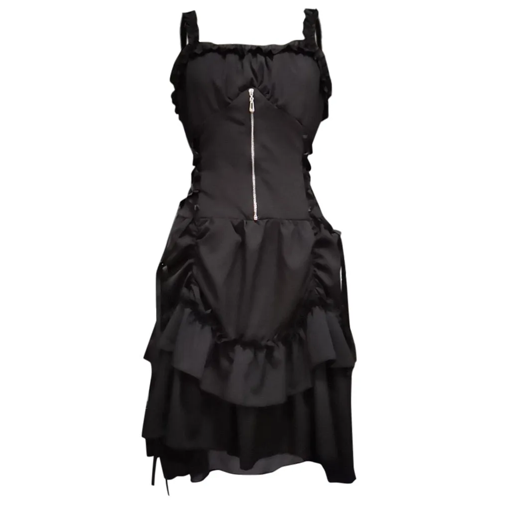 Funki Buys | Dresses | Women's Gothic Retro Party Dress