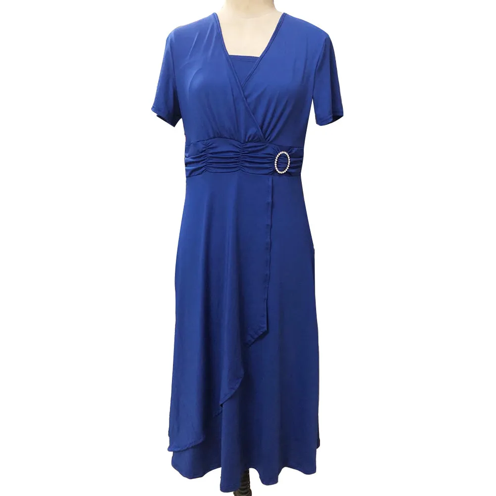 Funki Buys | Dresses | Women's High Waist Wrap Evening Dress