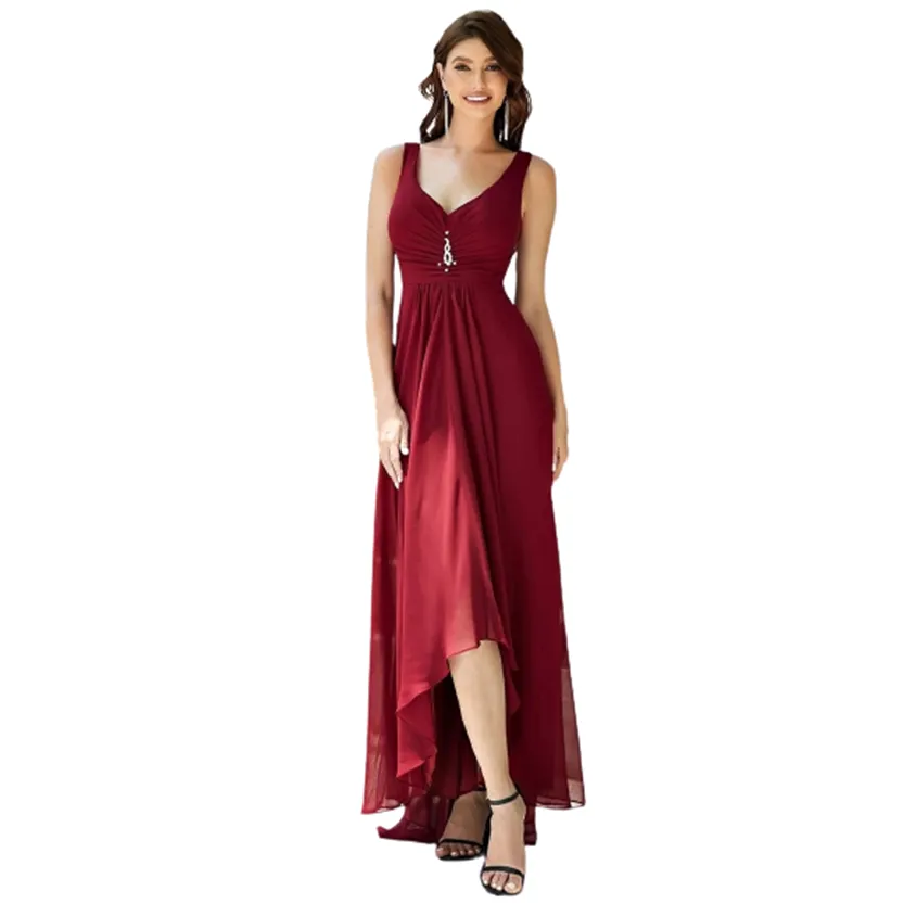 Funki Buys | Dresses | Women's Luxury Evening Chiffon Dresses