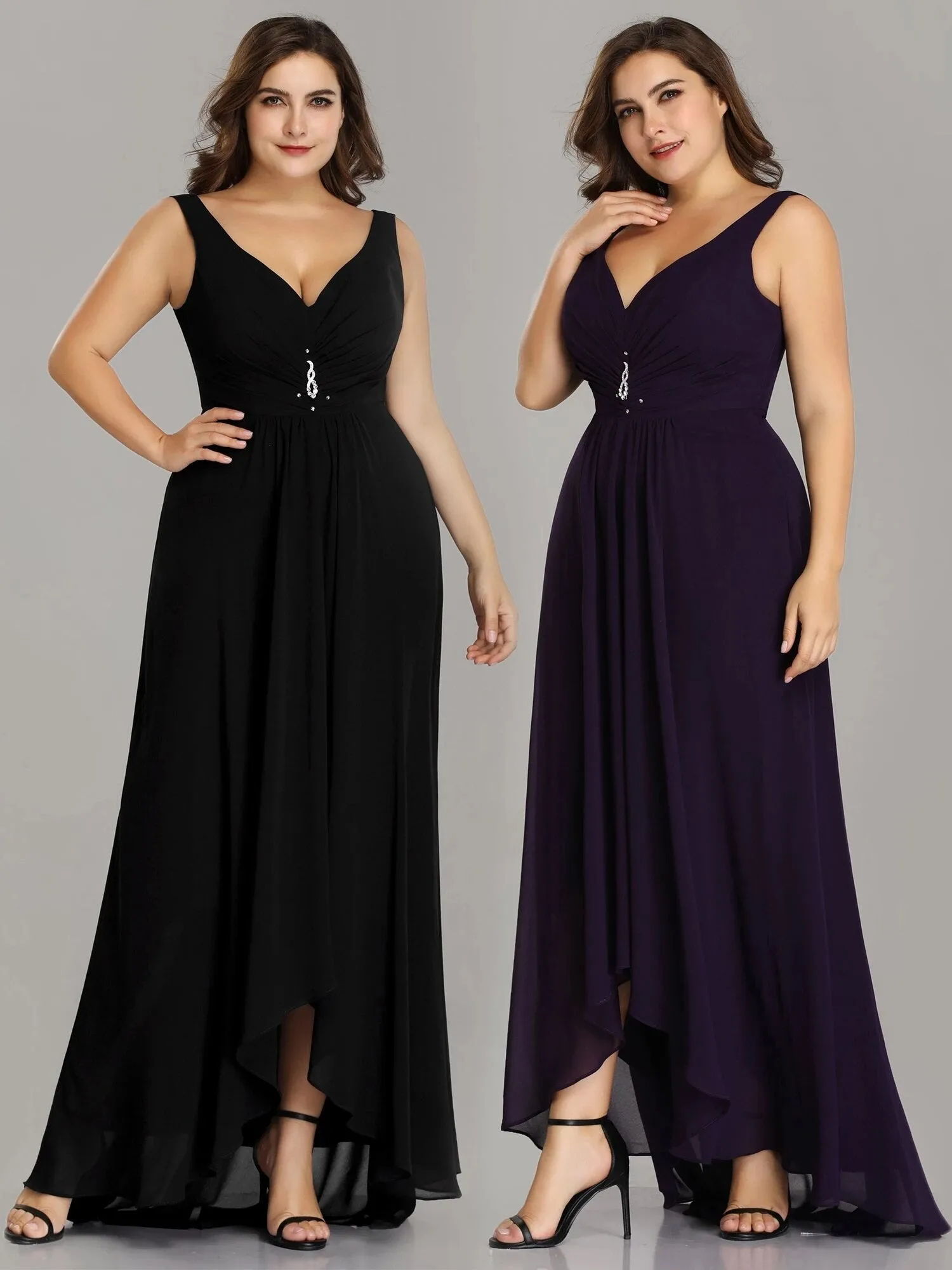 Funki Buys | Dresses | Women's Luxury Evening Chiffon Dresses
