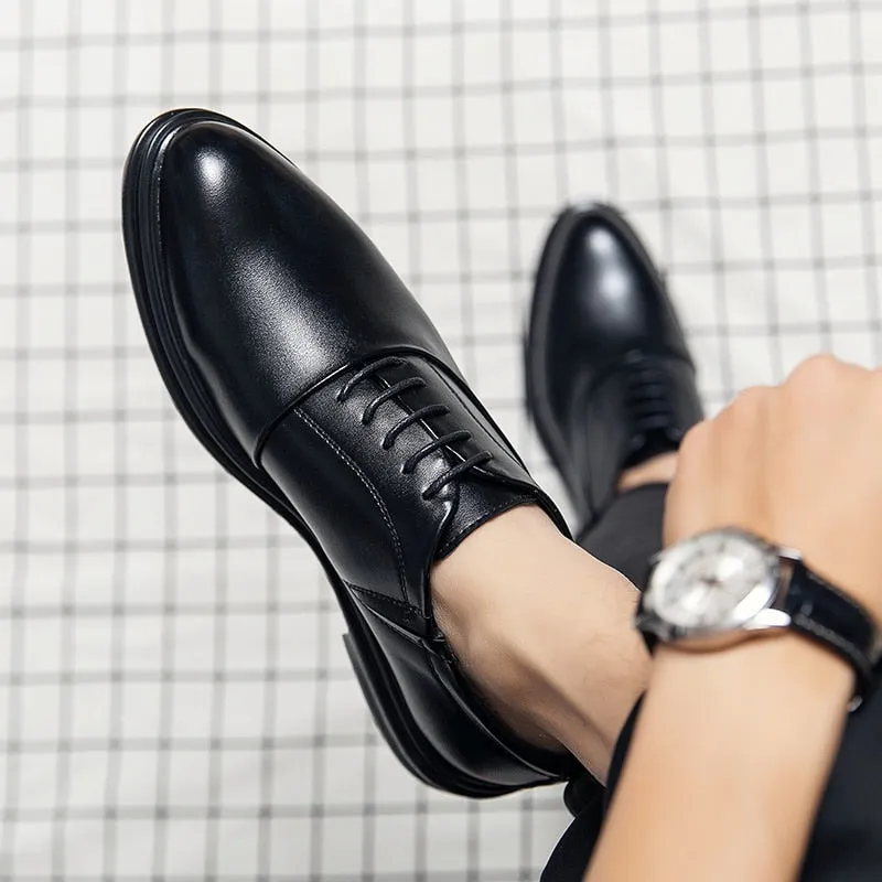Funki Buys | Shoes | Men's Genuine Leather Derby Formal Shoe