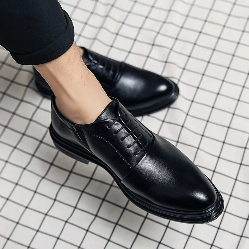 Funki Buys | Shoes | Men's Genuine Leather Derby Formal Shoe