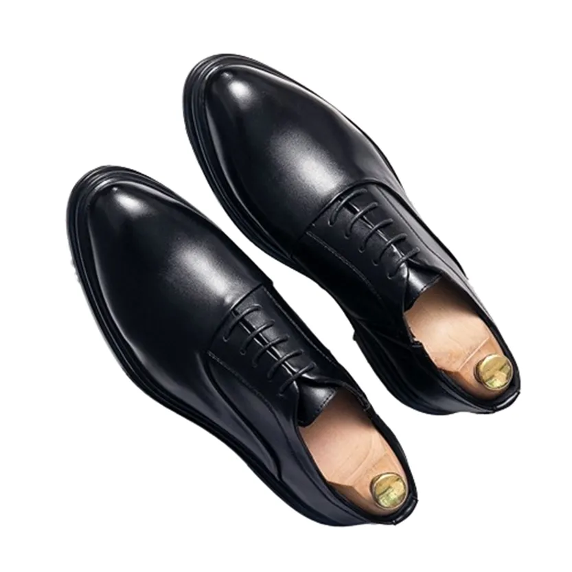 Funki Buys | Shoes | Men's Genuine Leather Derby Formal Shoe