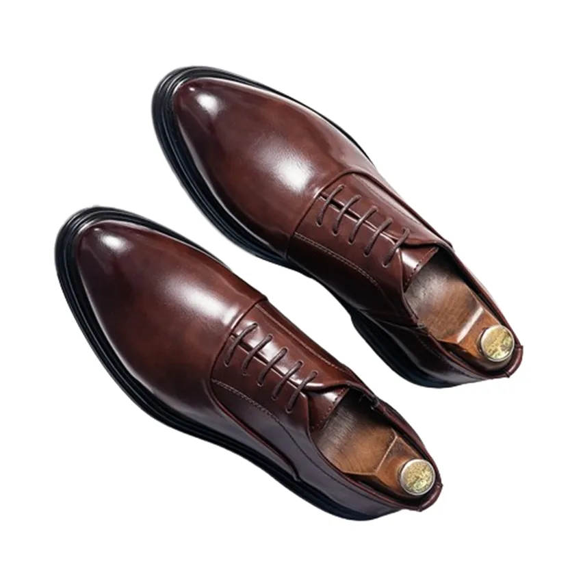 Funki Buys | Shoes | Men's Genuine Leather Derby Formal Shoe