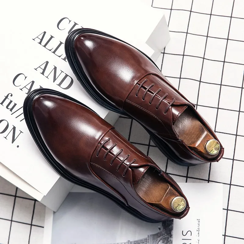 Funki Buys | Shoes | Men's Genuine Leather Derby Formal Shoe