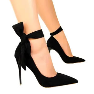 Funki Buys | Shoes | Women's Elegant Bow Tie High Heel Pump