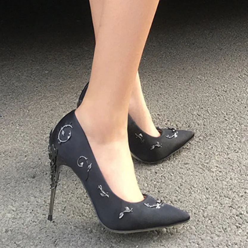 Funki Buys | Shoes | Women's Elegant Silk Formal Prom Stilettos