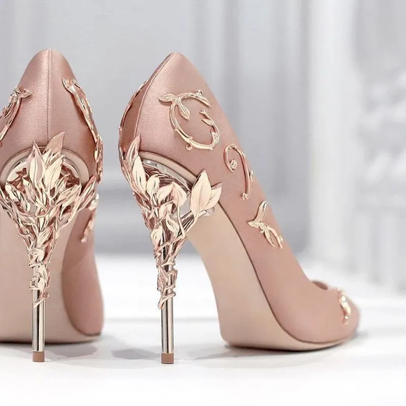 Funki Buys | Shoes | Women's Elegant Silk Formal Prom Stilettos