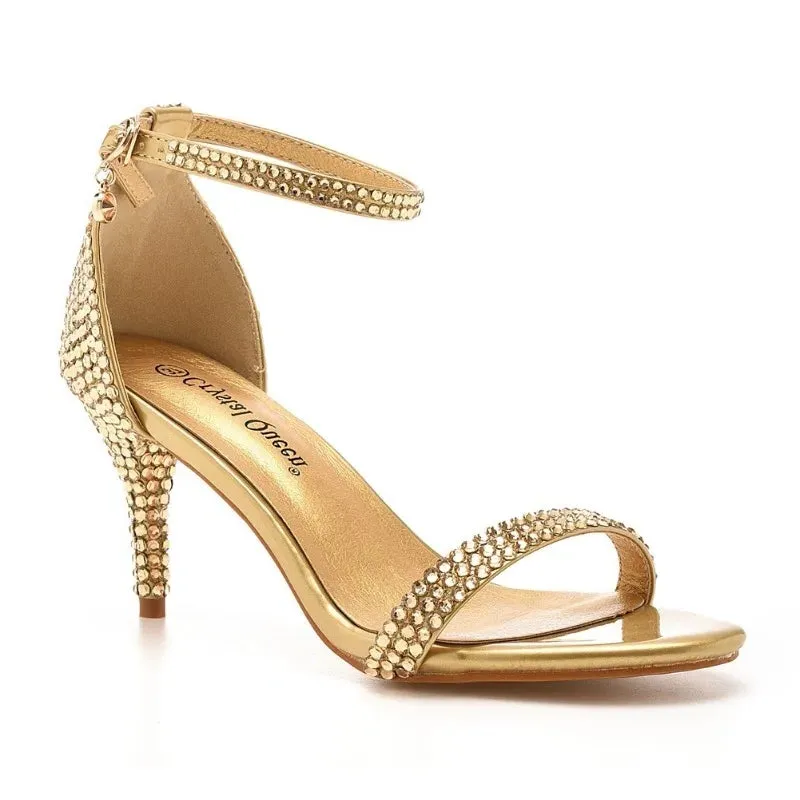 Funki Buys | Shoes | Women's Gold Beaded Prom Bridal Shoes