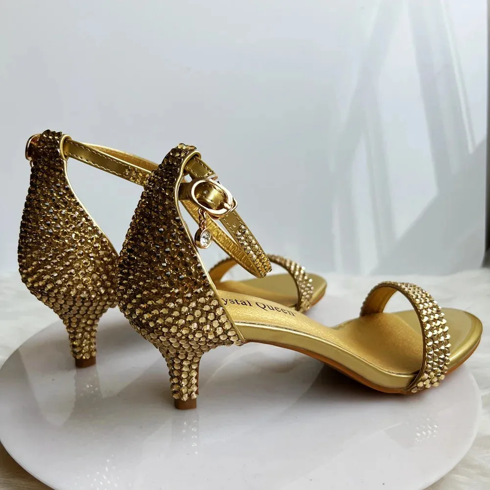 Funki Buys | Shoes | Women's Gold Beaded Prom Bridal Shoes