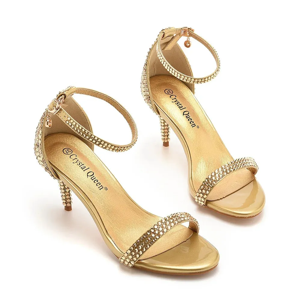 Funki Buys | Shoes | Women's Gold Beaded Prom Bridal Shoes