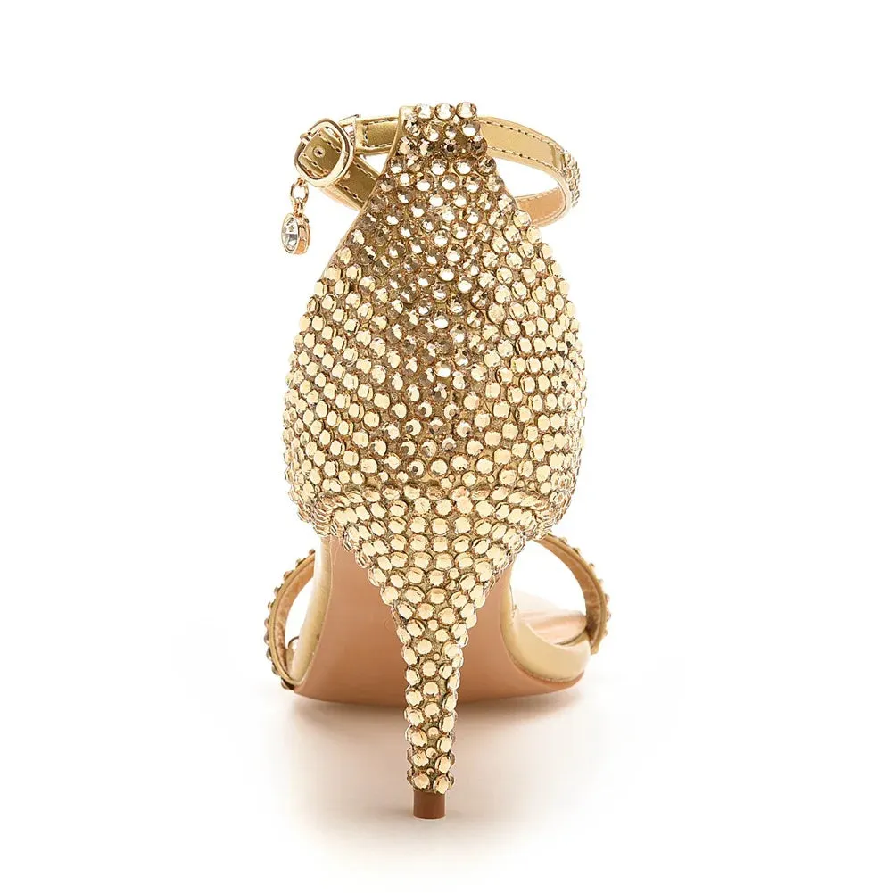 Funki Buys | Shoes | Women's Gold Beaded Prom Bridal Shoes