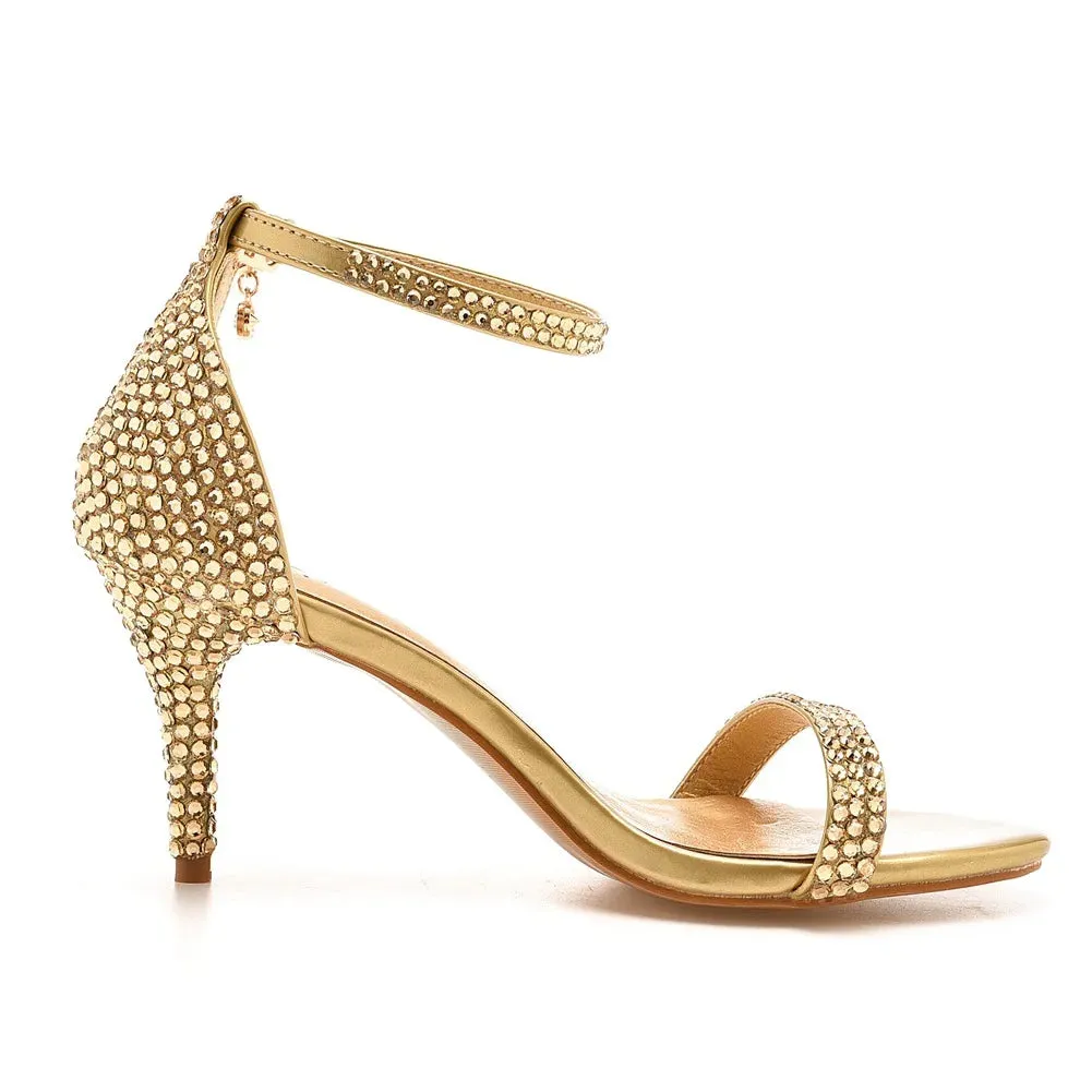 Funki Buys | Shoes | Women's Gold Beaded Prom Bridal Shoes