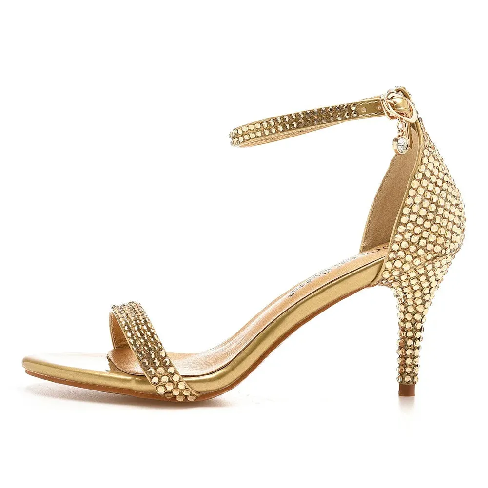 Funki Buys | Shoes | Women's Gold Beaded Prom Bridal Shoes