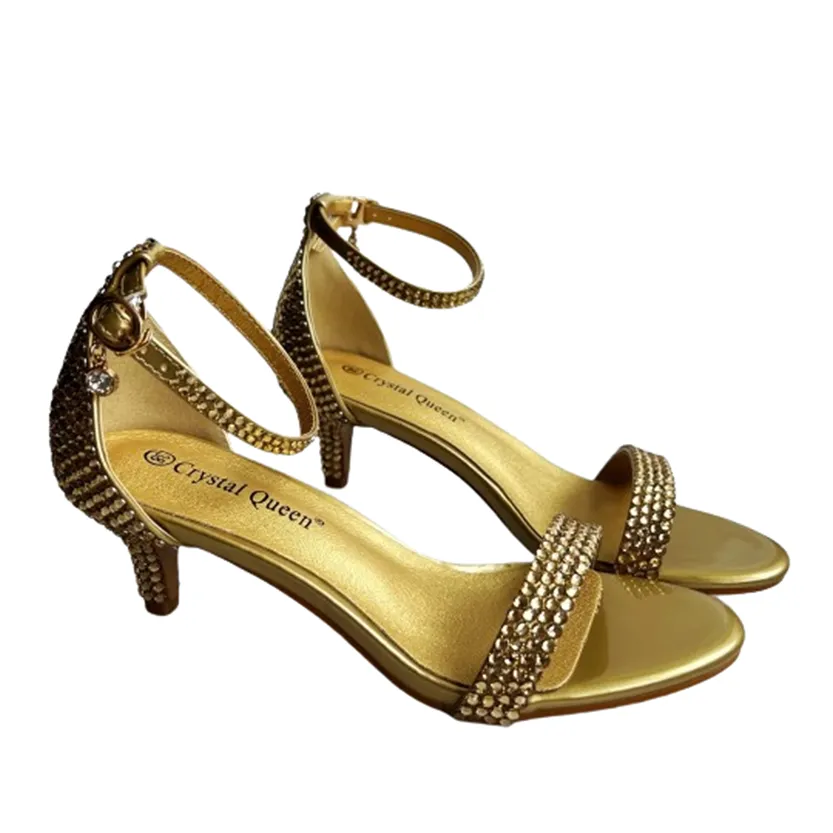 Funki Buys | Shoes | Women's Gold Beaded Prom Bridal Shoes