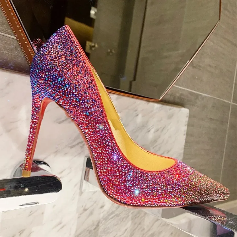 Funki Buys | Shoes | Women's Luxury Rhinestone Wedding Shoe