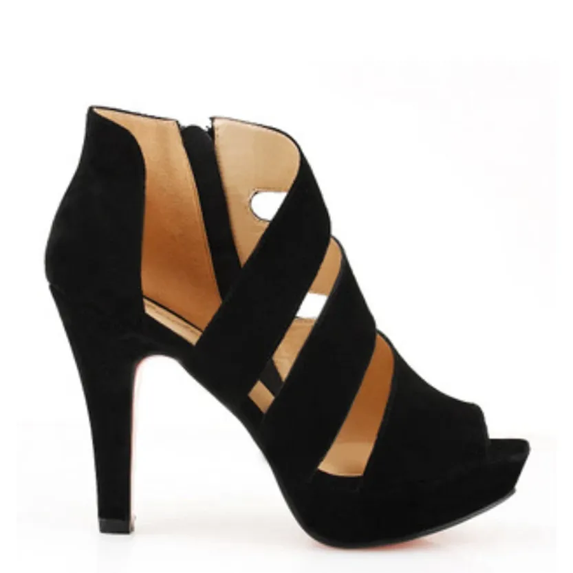 Funki Buys | Shoes | Women's Platform Peep Toe Roman Sandal