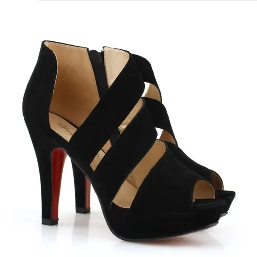 Funki Buys | Shoes | Women's Platform Peep Toe Roman Sandal