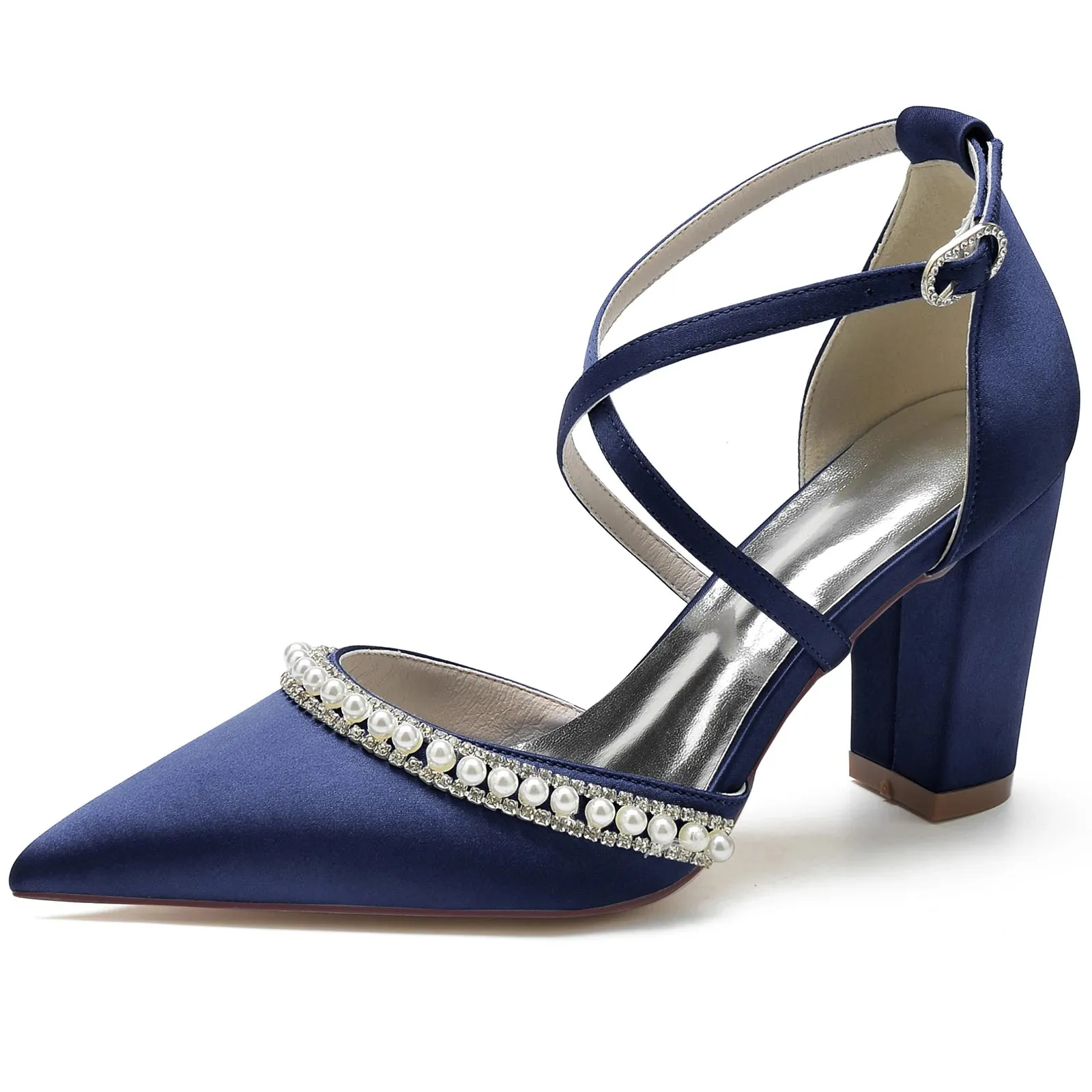 Funki Buys | Shoes | Women's Satin Pearl Bridal Evening Shoes