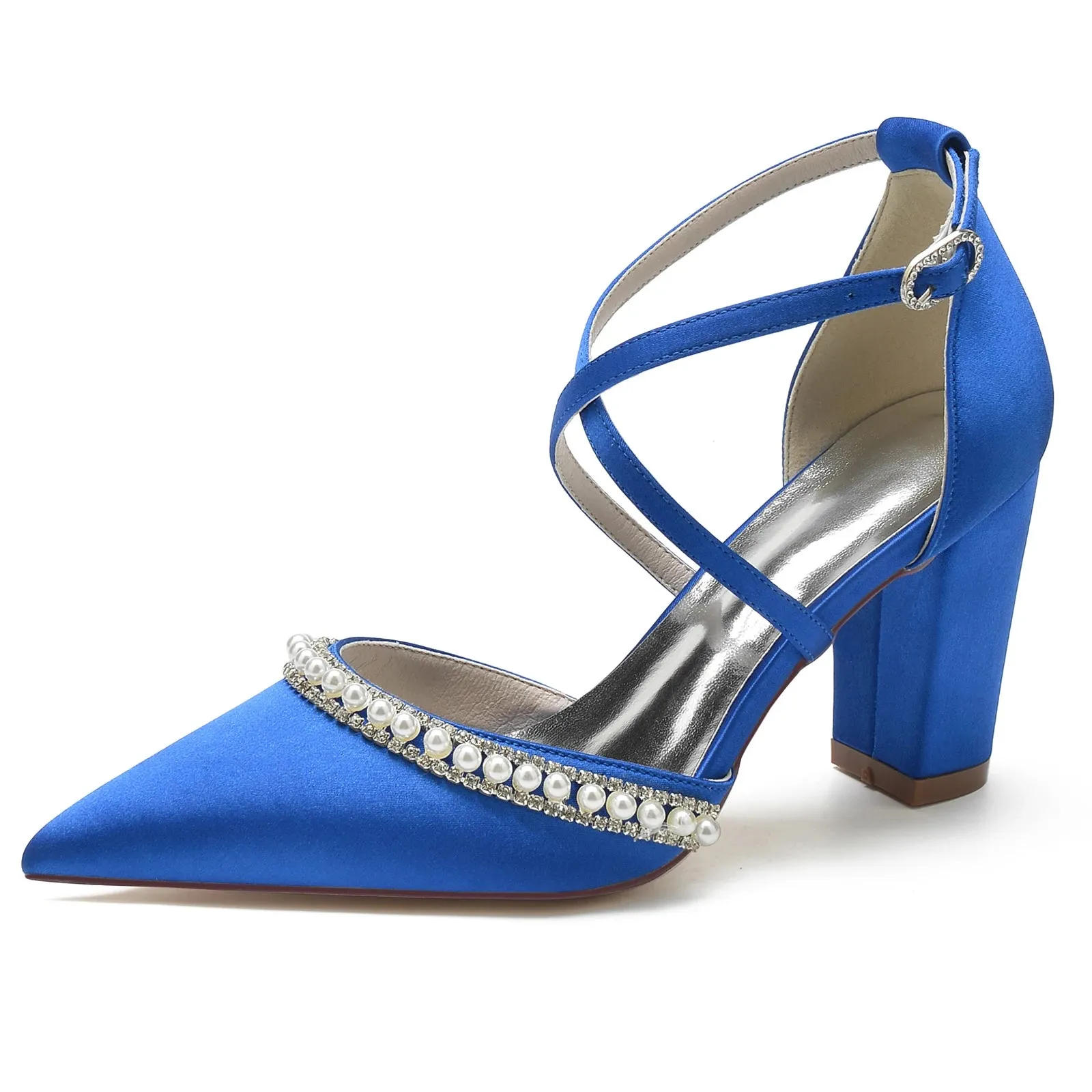 Funki Buys | Shoes | Women's Satin Pearl Bridal Evening Shoes