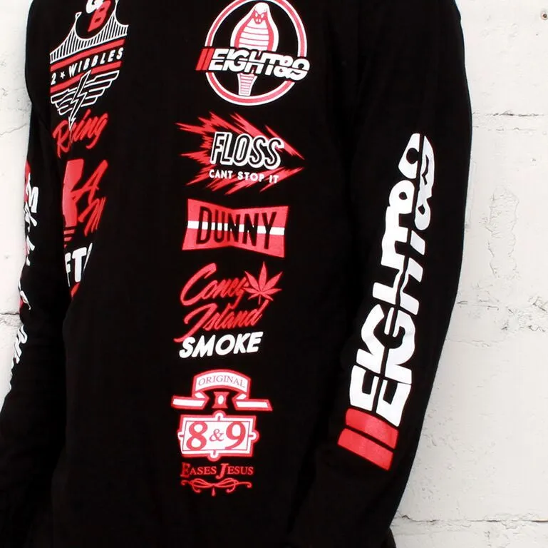 G Pack L/S T Shirt Black