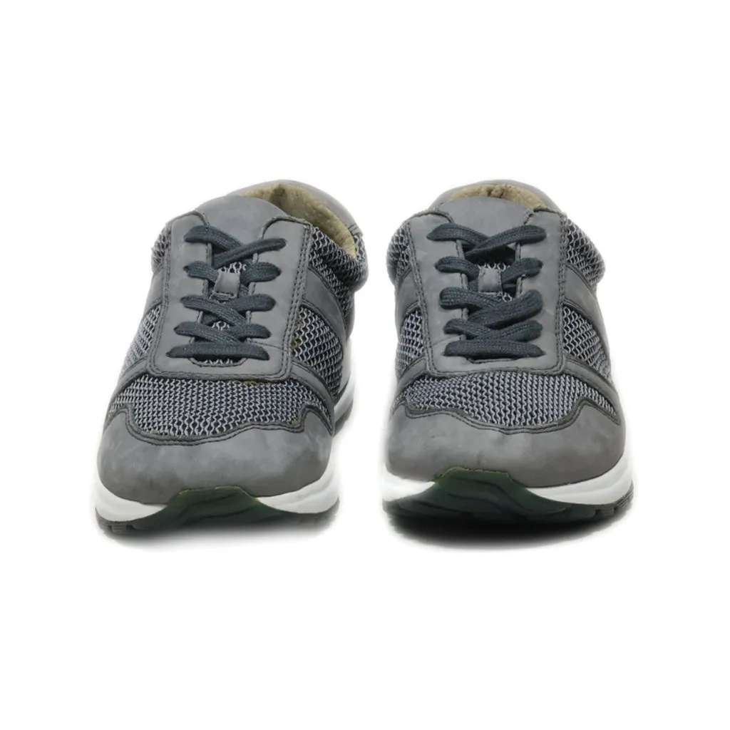 Gabor Lace Ups Fabric Grey Colour For Women