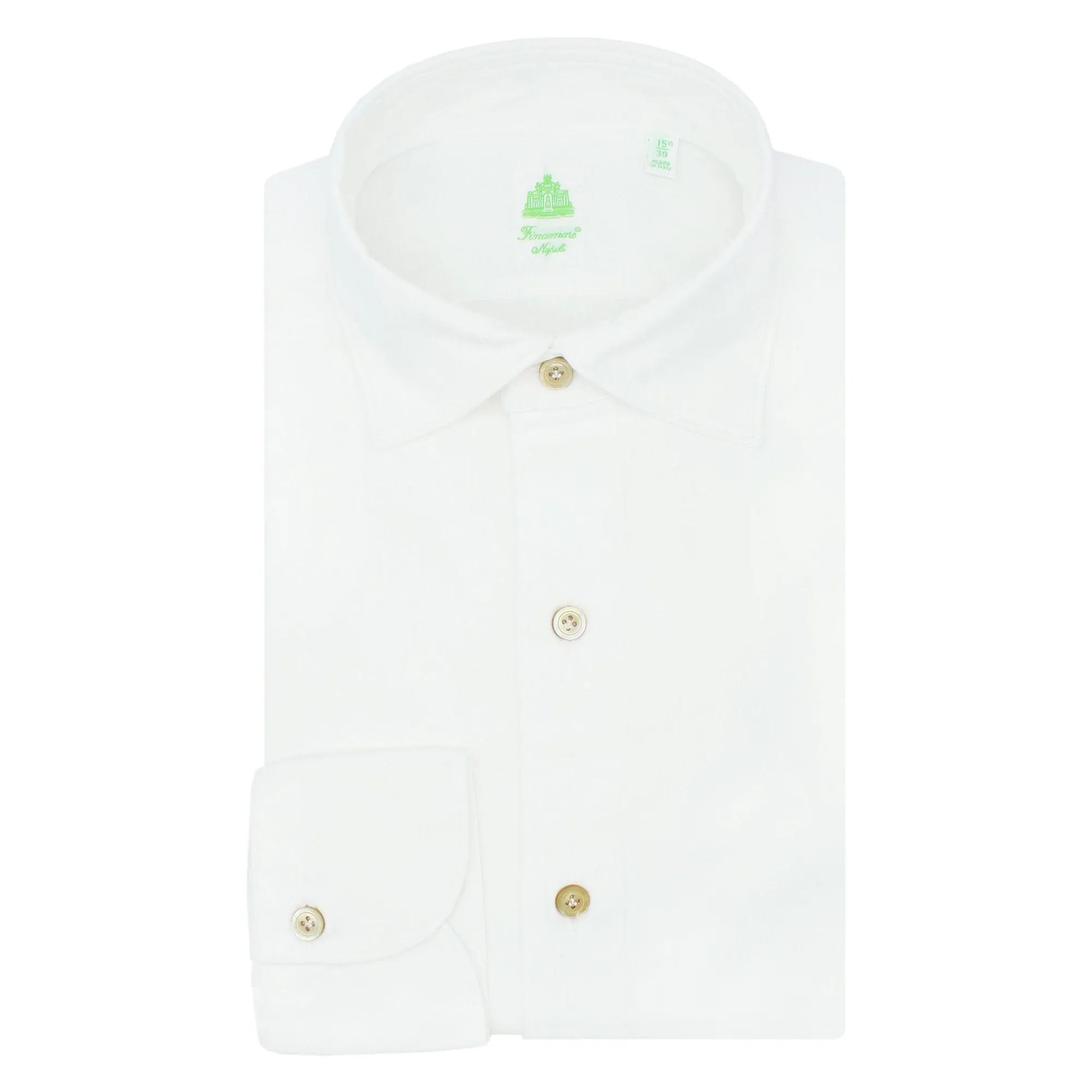 Gaeta sport shirt regular fit cotton oxford white