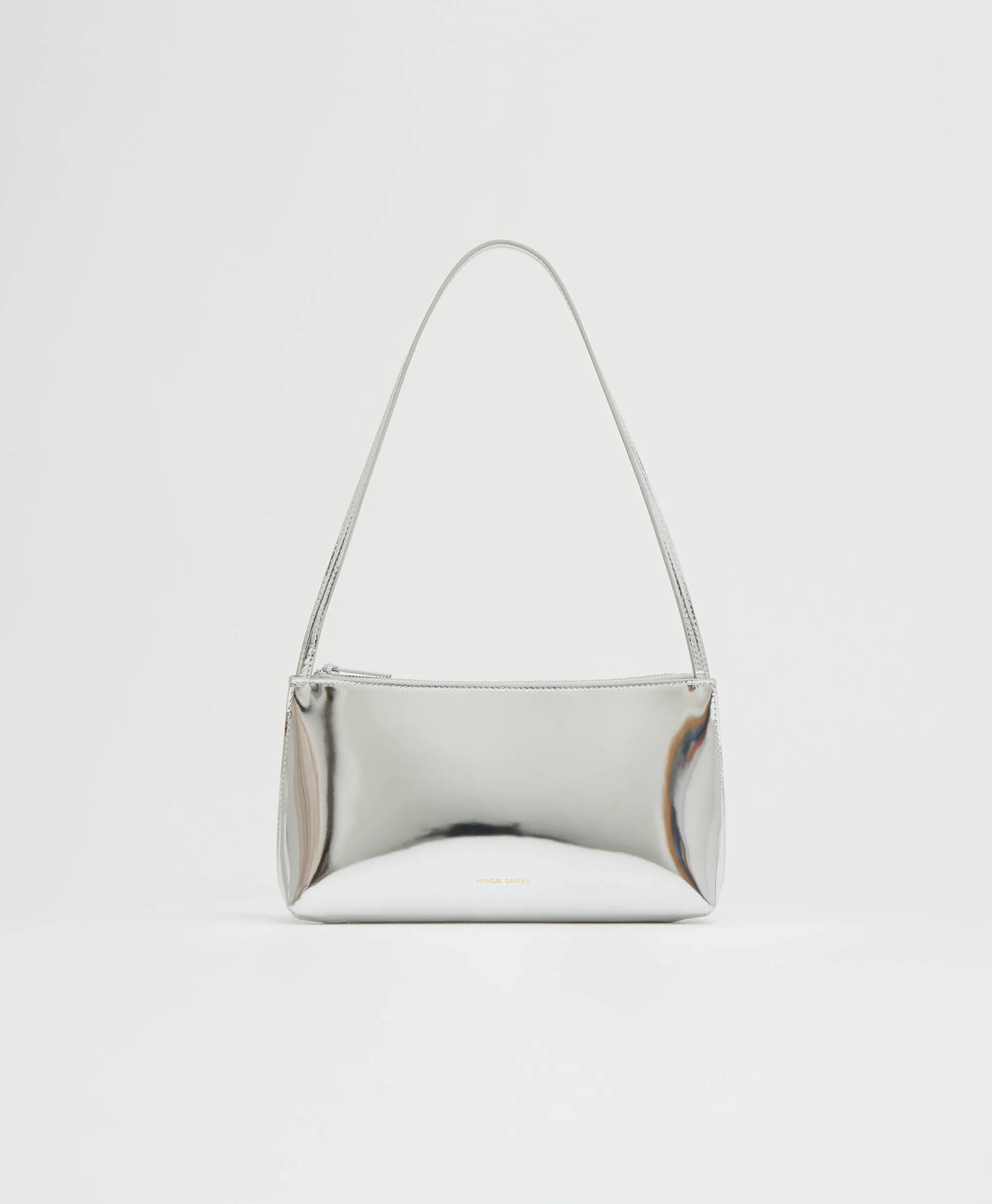 Gaia Shoulder Bag - Silver Mirror