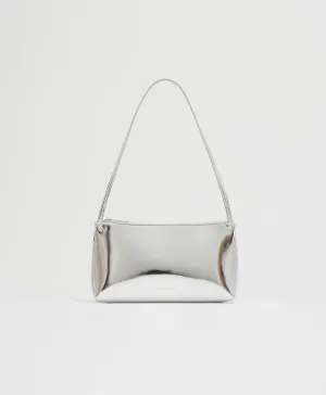 Gaia Shoulder Bag - Silver Mirror