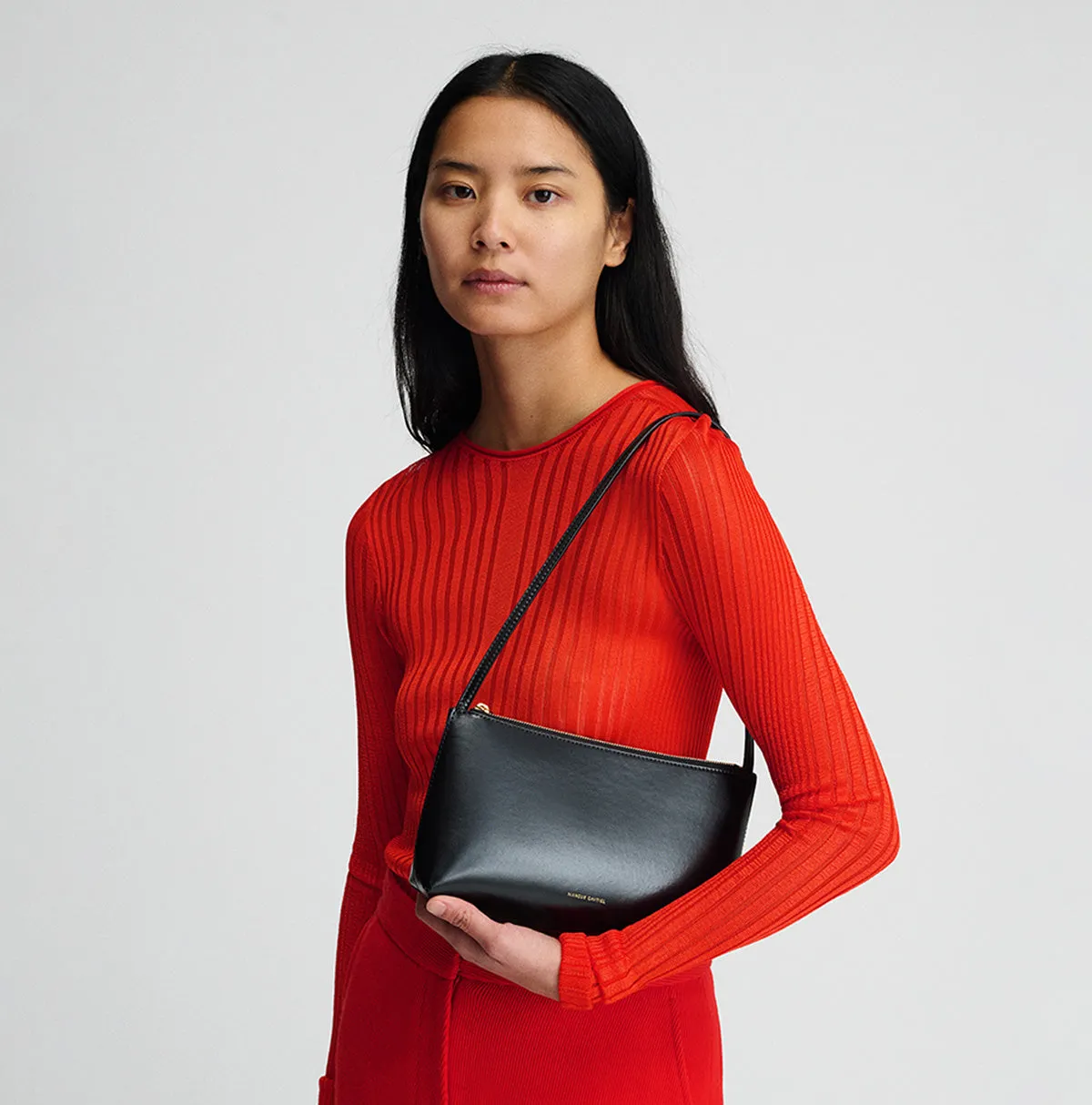Gaia Shoulder Bag - Silver Mirror