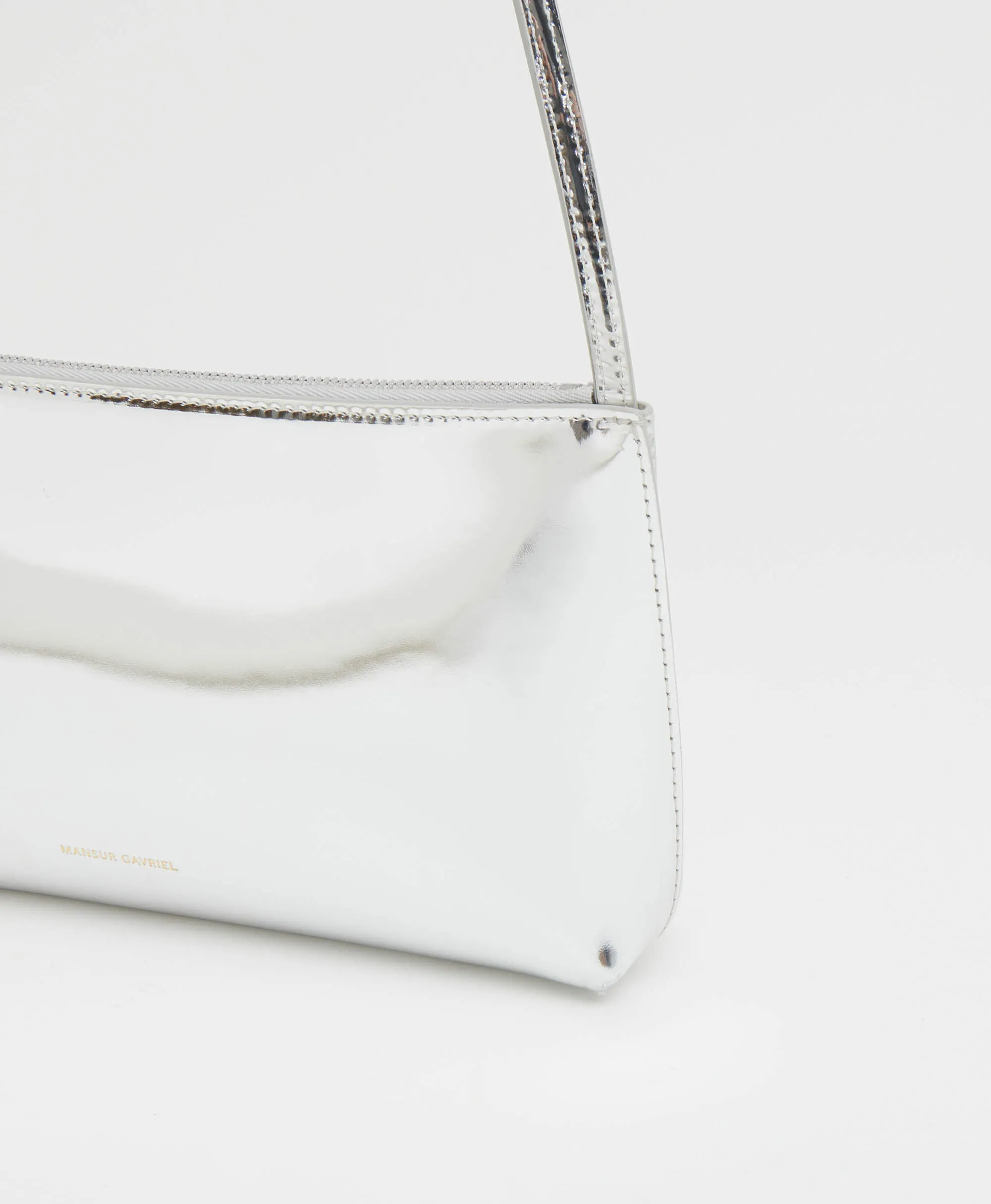 Gaia Shoulder Bag - Silver Mirror